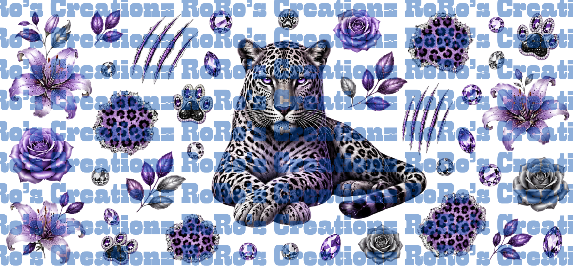 Exclusive Purple Leopard