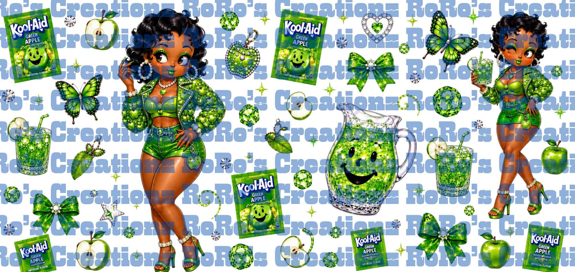 Exclusive Green Apple Black BB