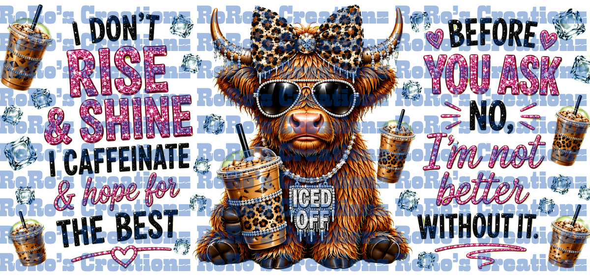 Exclusive Highland Cow Iced Coffee