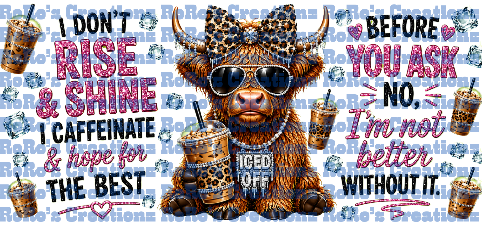 Exclusive Highland Cow Iced Coffee