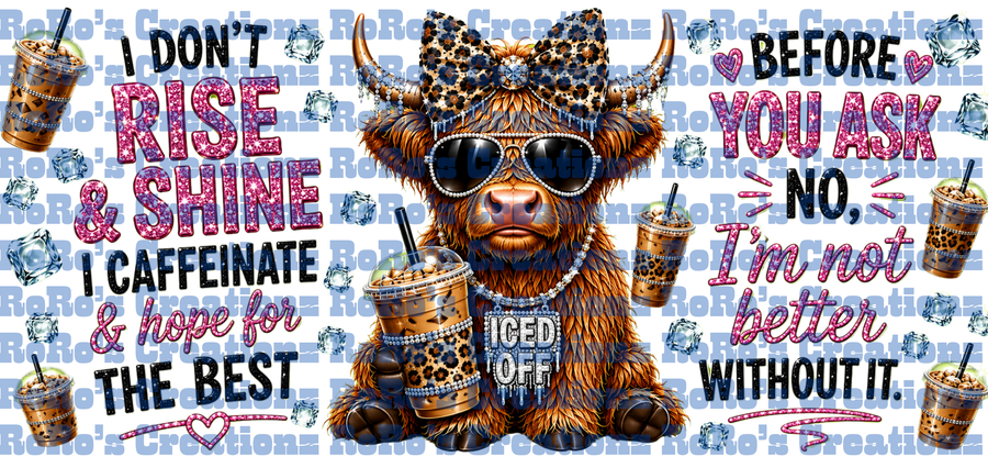 Exclusive Highland Cow Iced Coffee