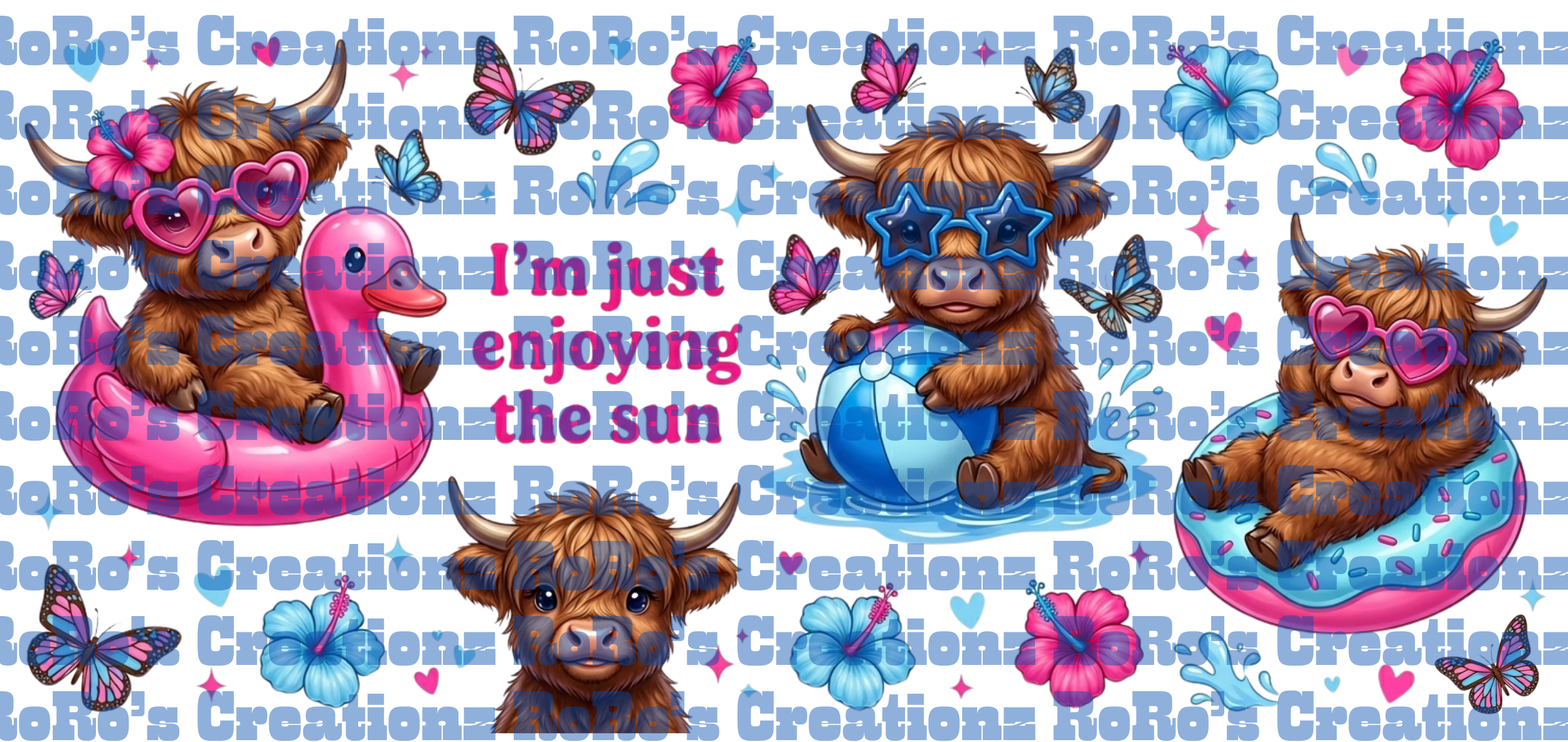 Exclusive Sun Highland Cow