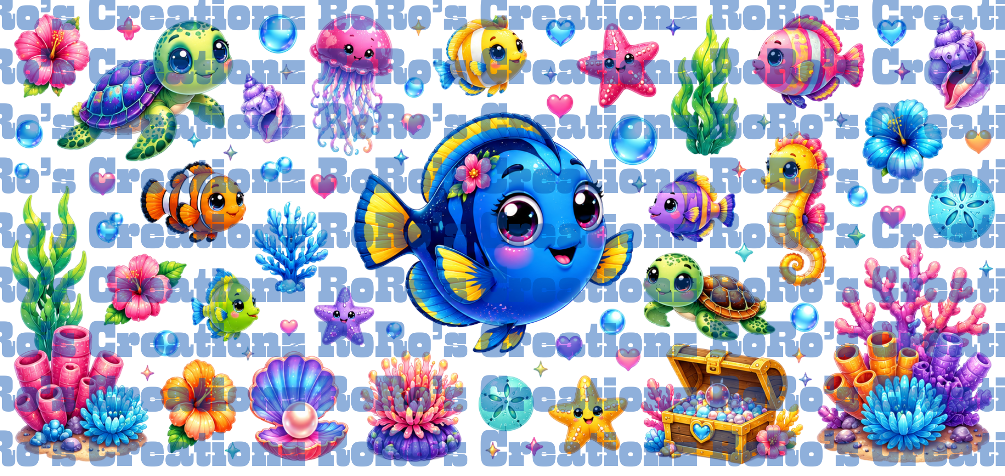 Exclusive Blue Fish Aquarium