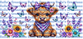 Exclusive Highland Cow & Butterflies