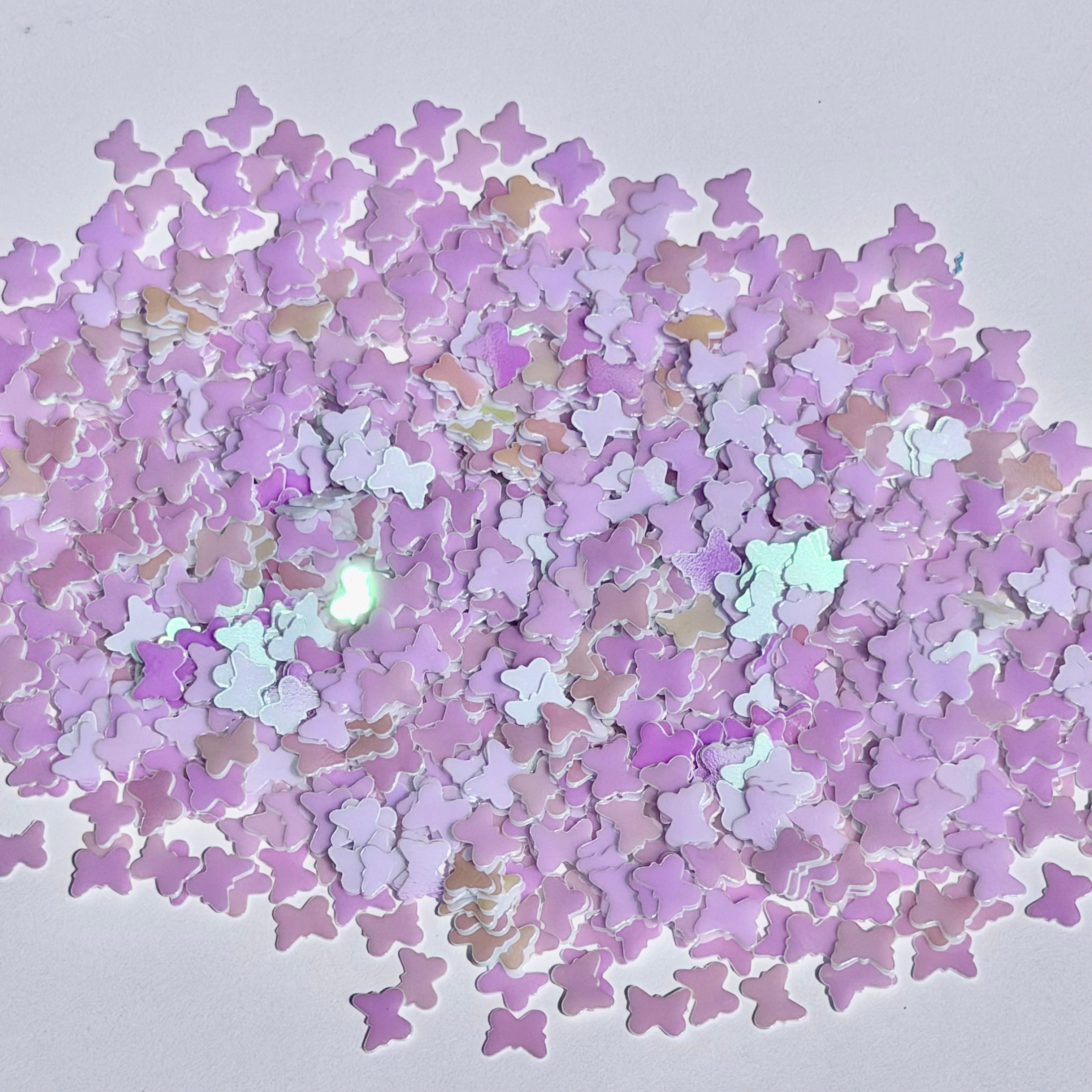 White Holo Butterflies