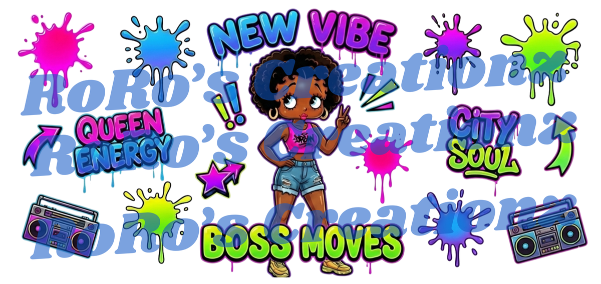 Exclusive 90s Black Girl Design