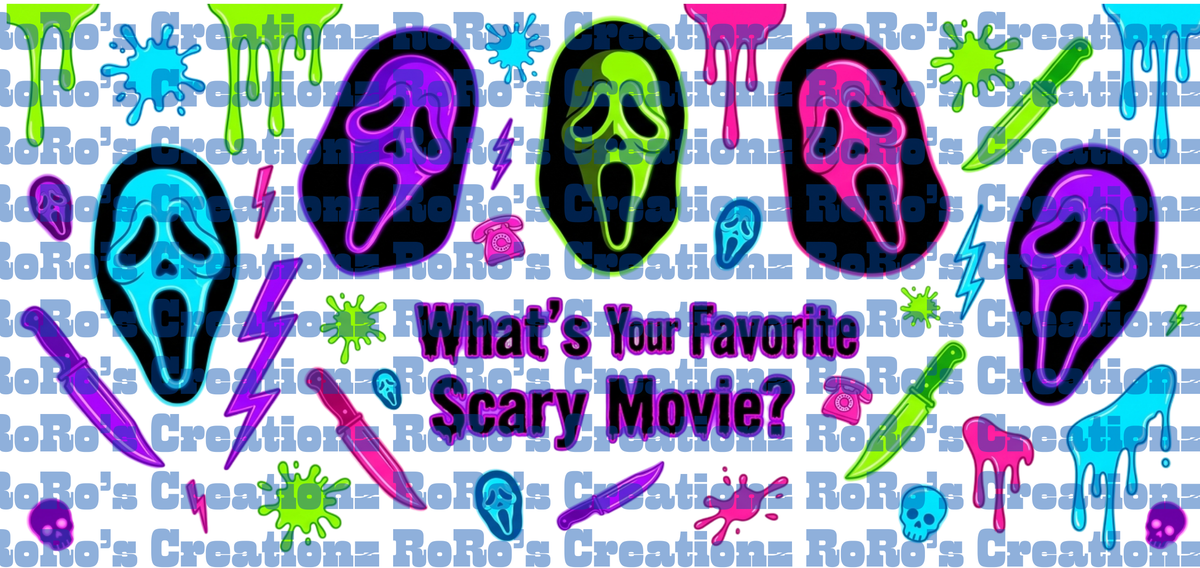 Exclusive Neon Scary Movie