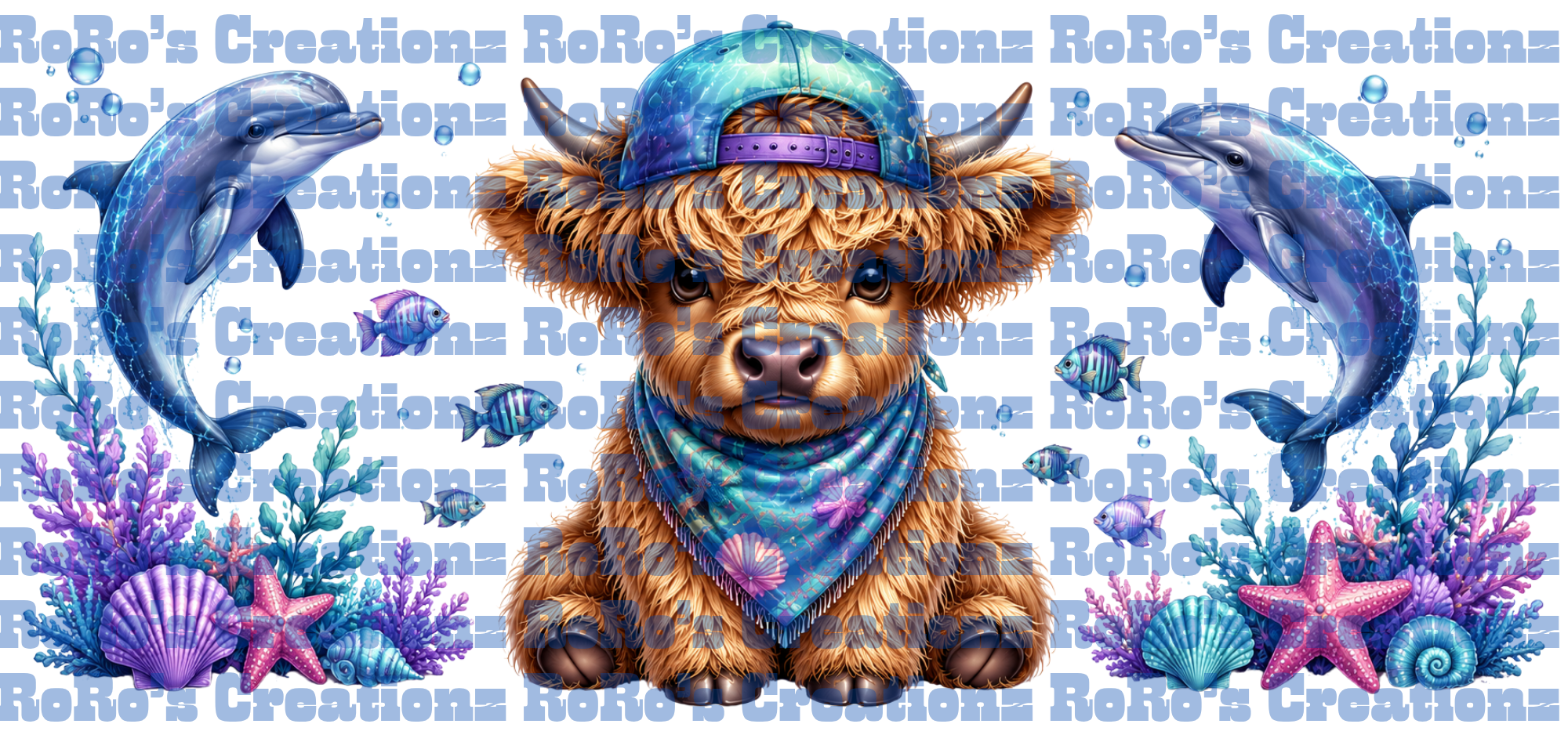 Exclusive Dolphin & Highland Cow