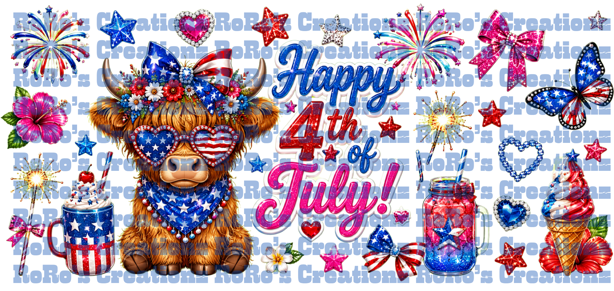 Exclusive Cow 4th July
