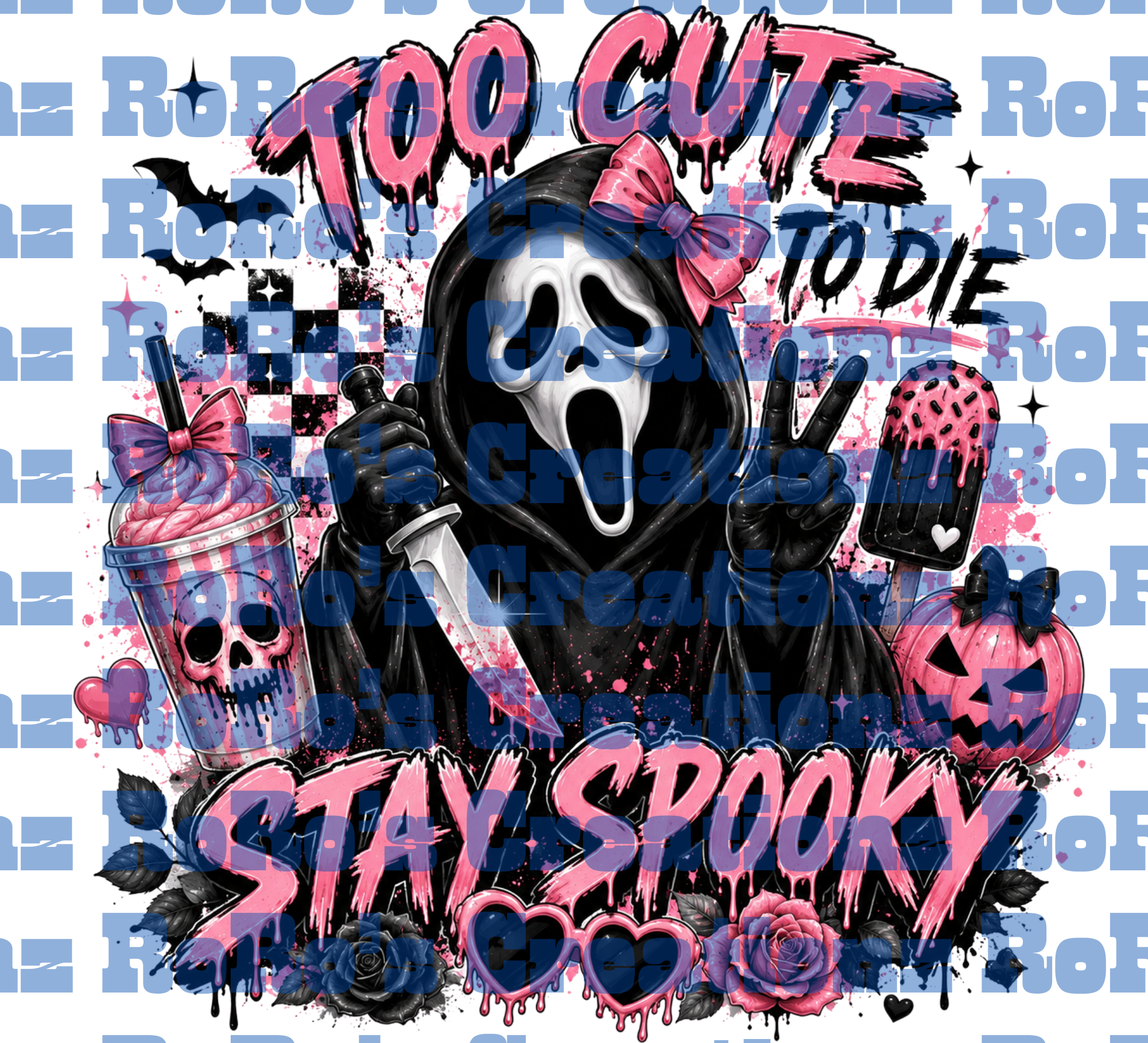 Exclusive Too Cute Horror DTF