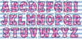 Exclusive Pink Camo Letters