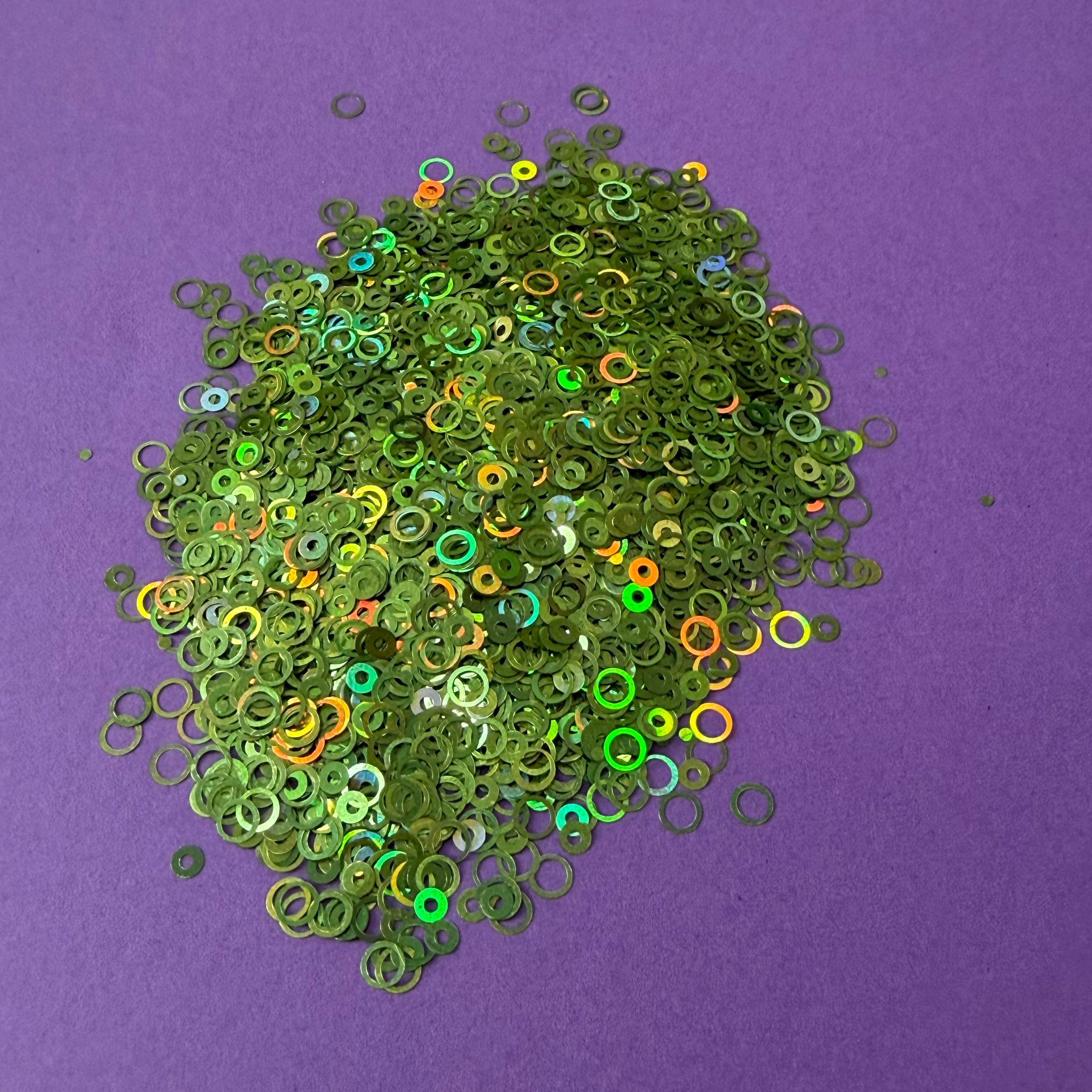 Green Holo Rings