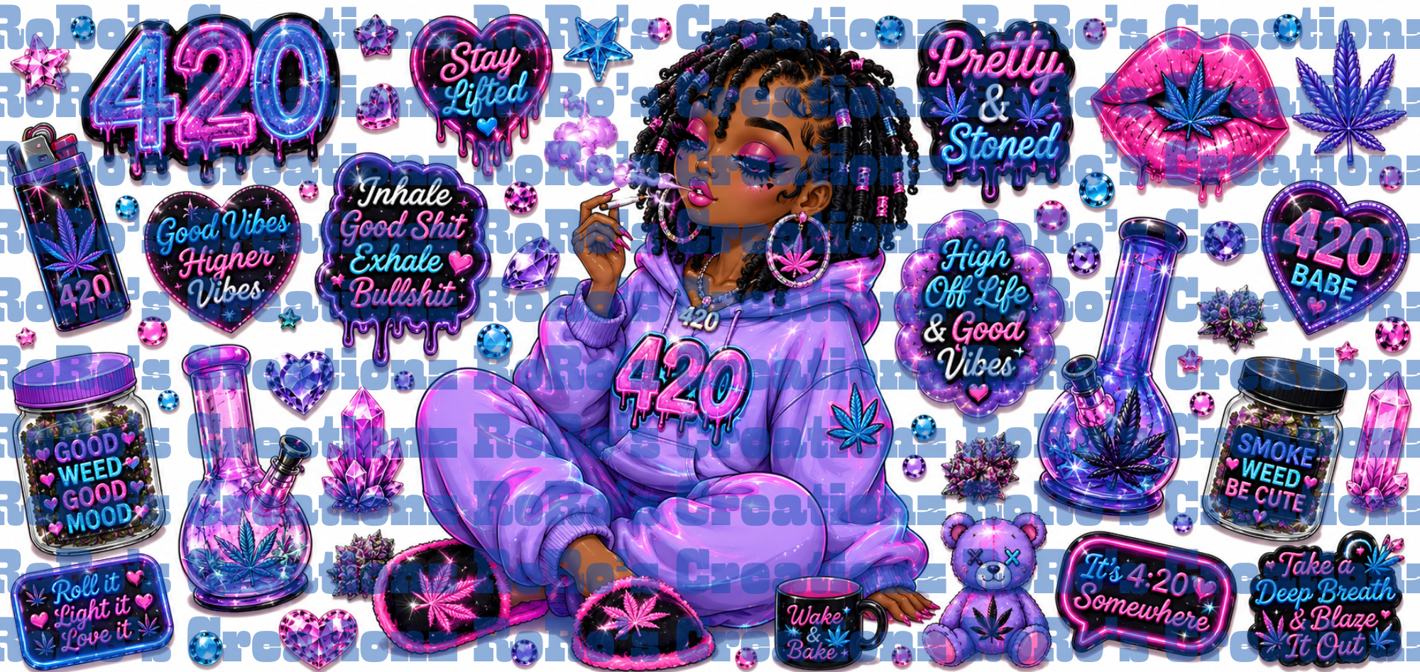 Exclusive Purple 420 Girl