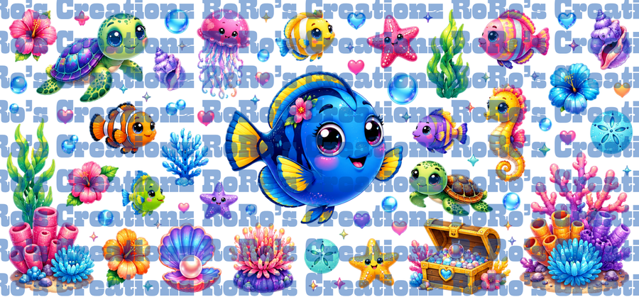 Exclusive Blue Fish Aquarium