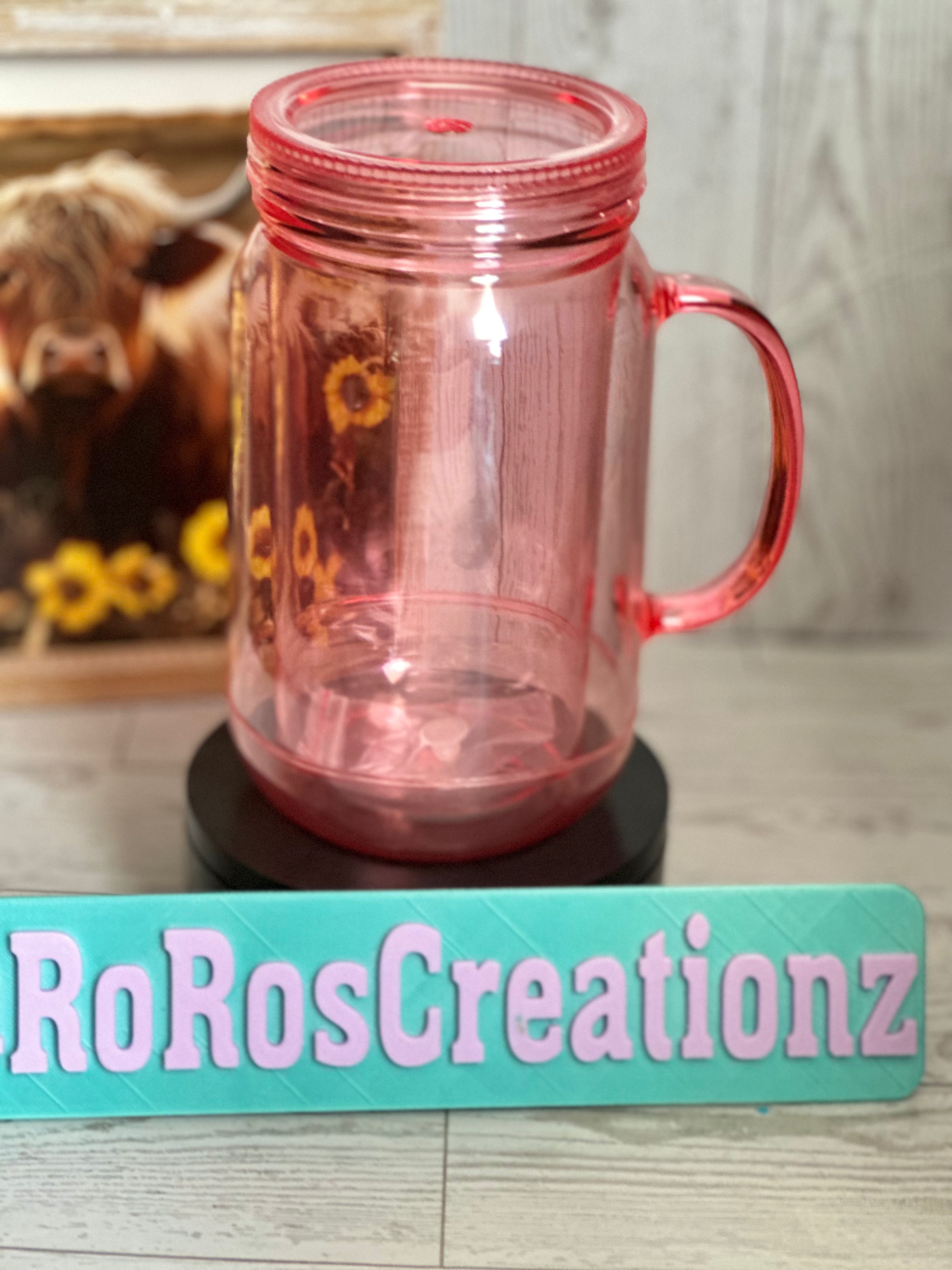 22oz Mason Jar Snowglobe