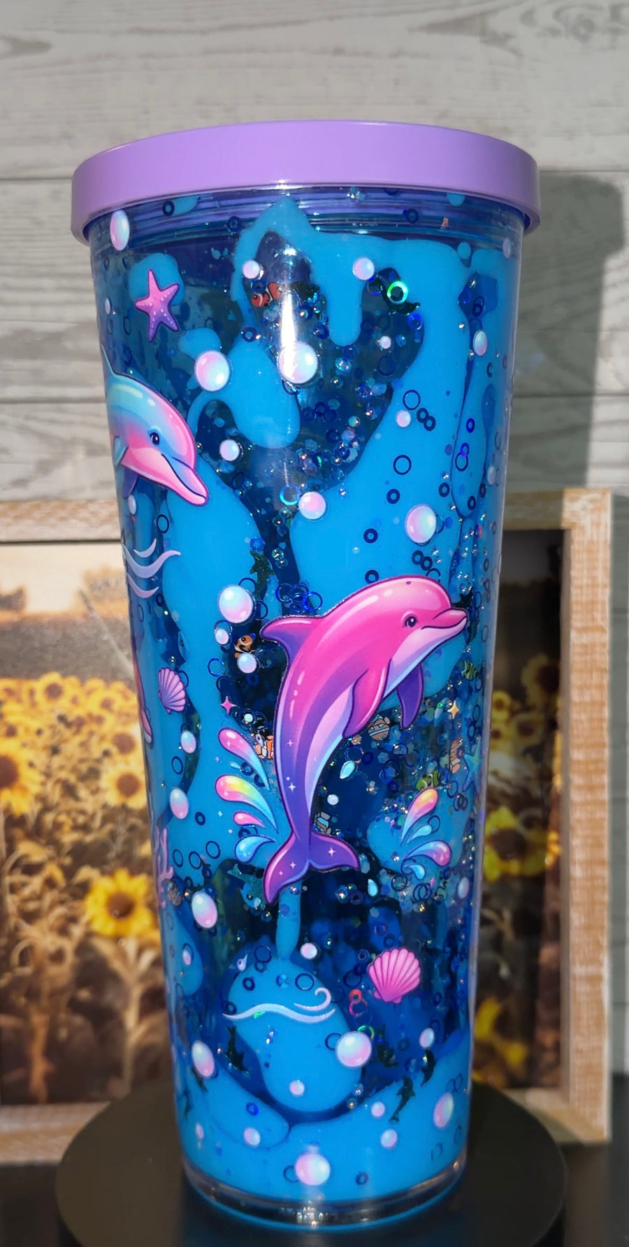 24 Exclusive Dolphin Design leakproof Tumbler