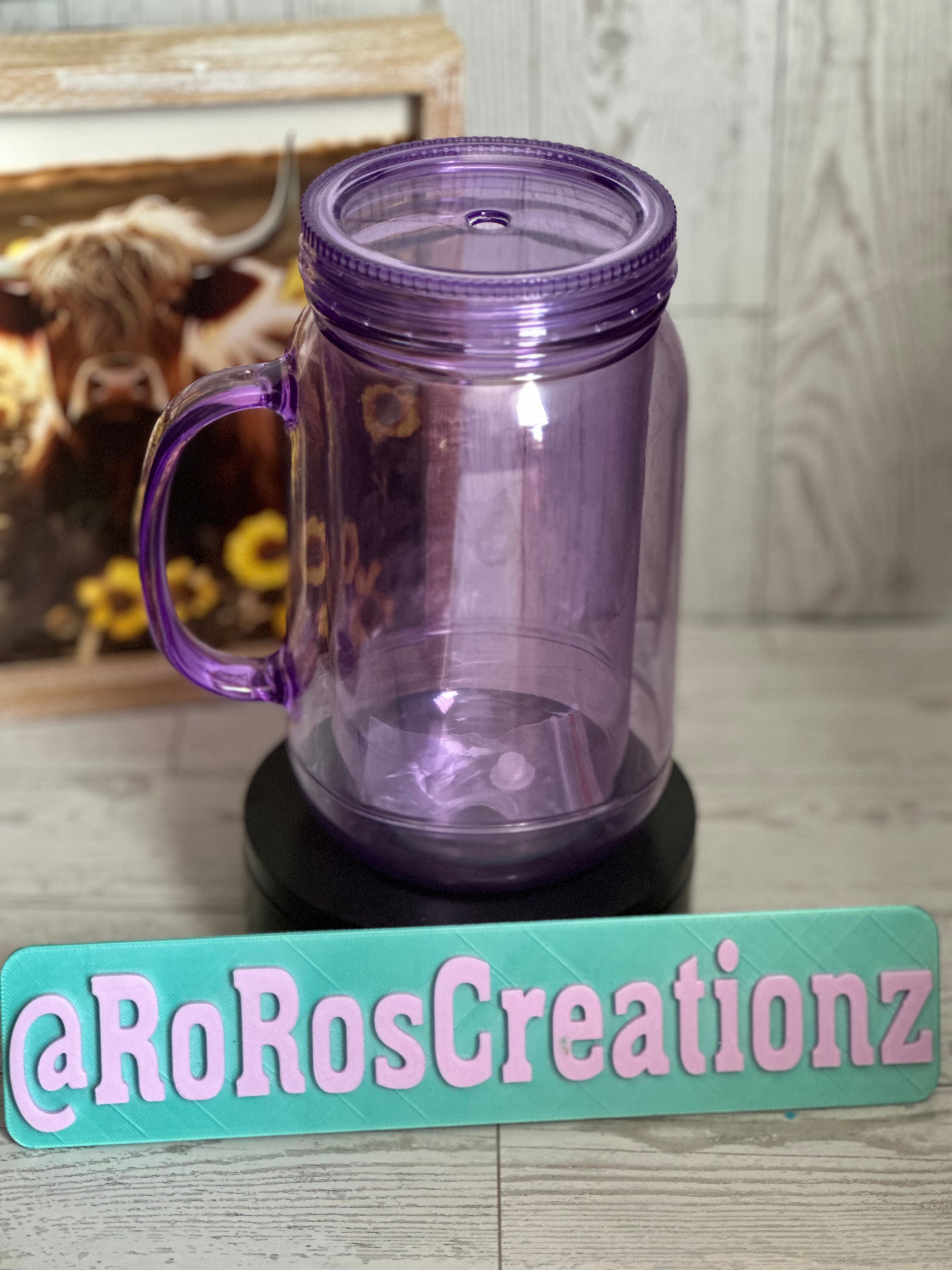 22oz Mason Jar Snowglobe