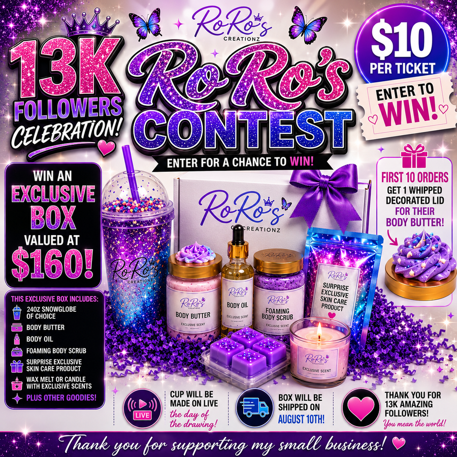 RoRo’s 13K Celebration Contest – Win a $160 Exclusive Luxe Box! 🎉
