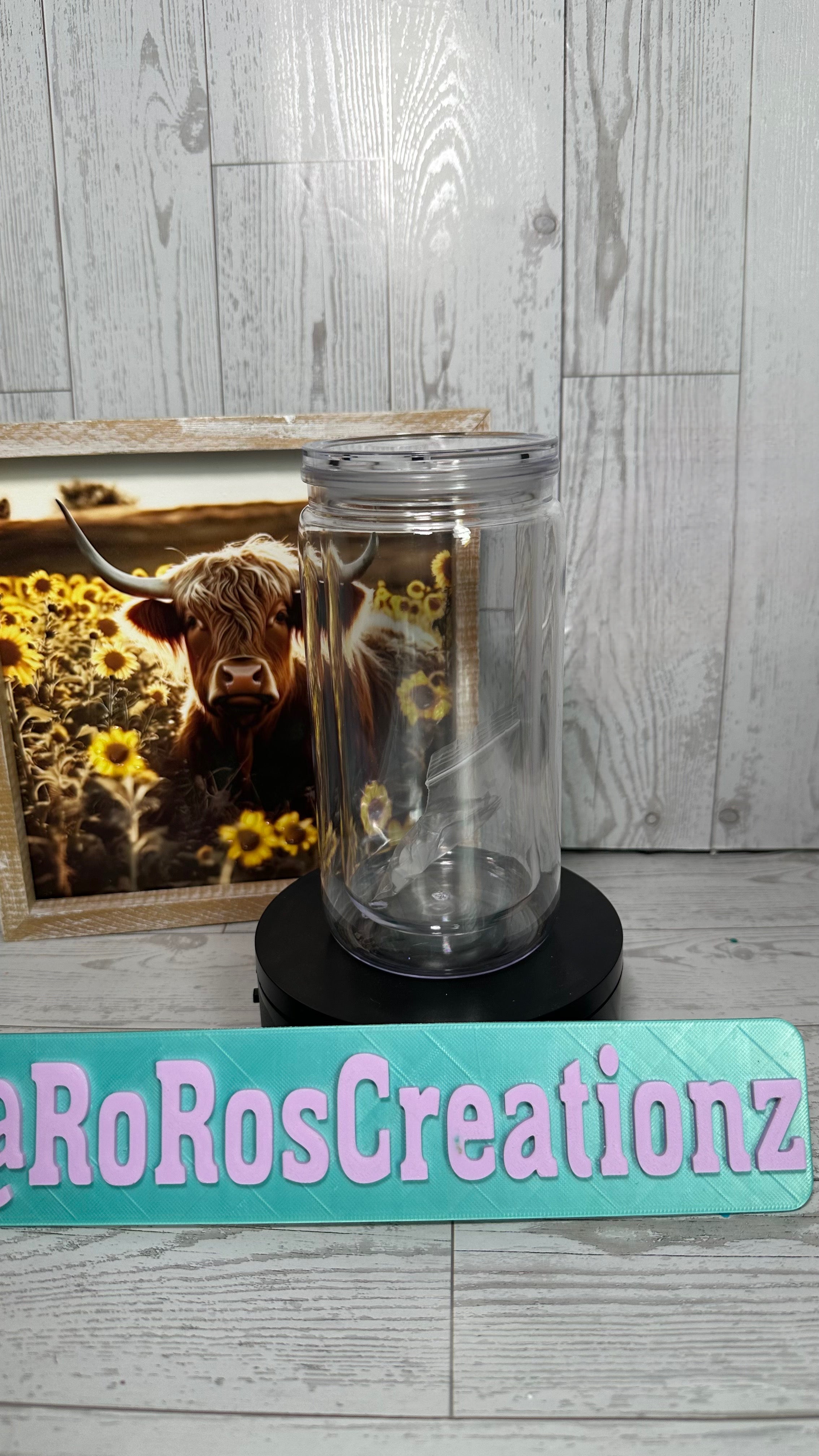 16oz Acrylic Snowglobe