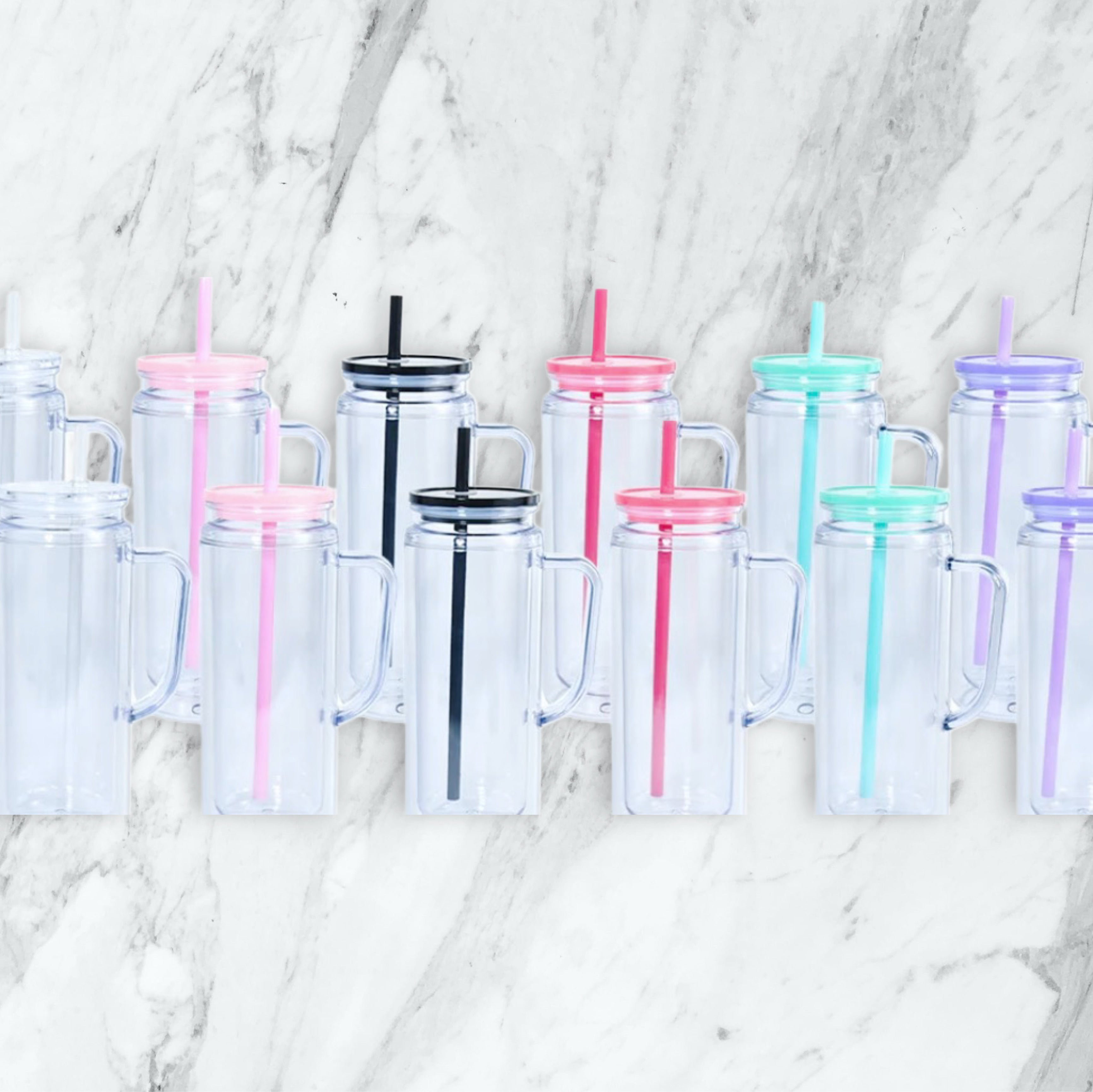 20oz Acrylic Handle Snowglobe